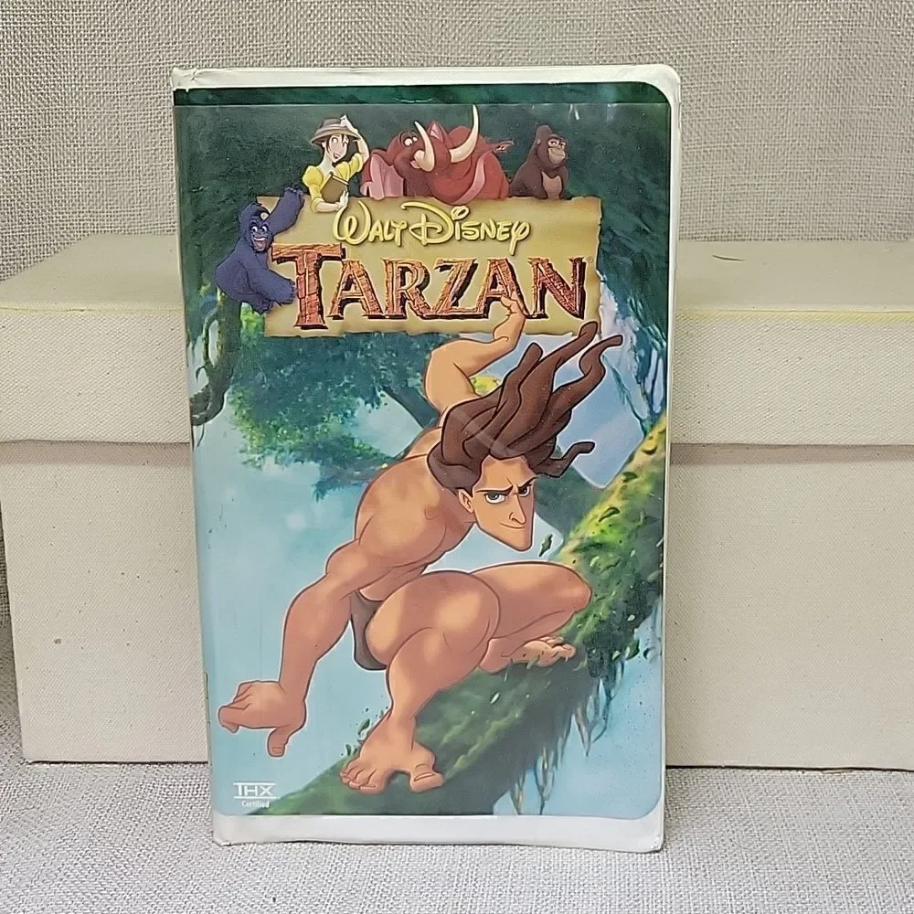 Disney‎ Tarzan and Tarzan & Jane vhs movies, Tarzan figure,book other figures